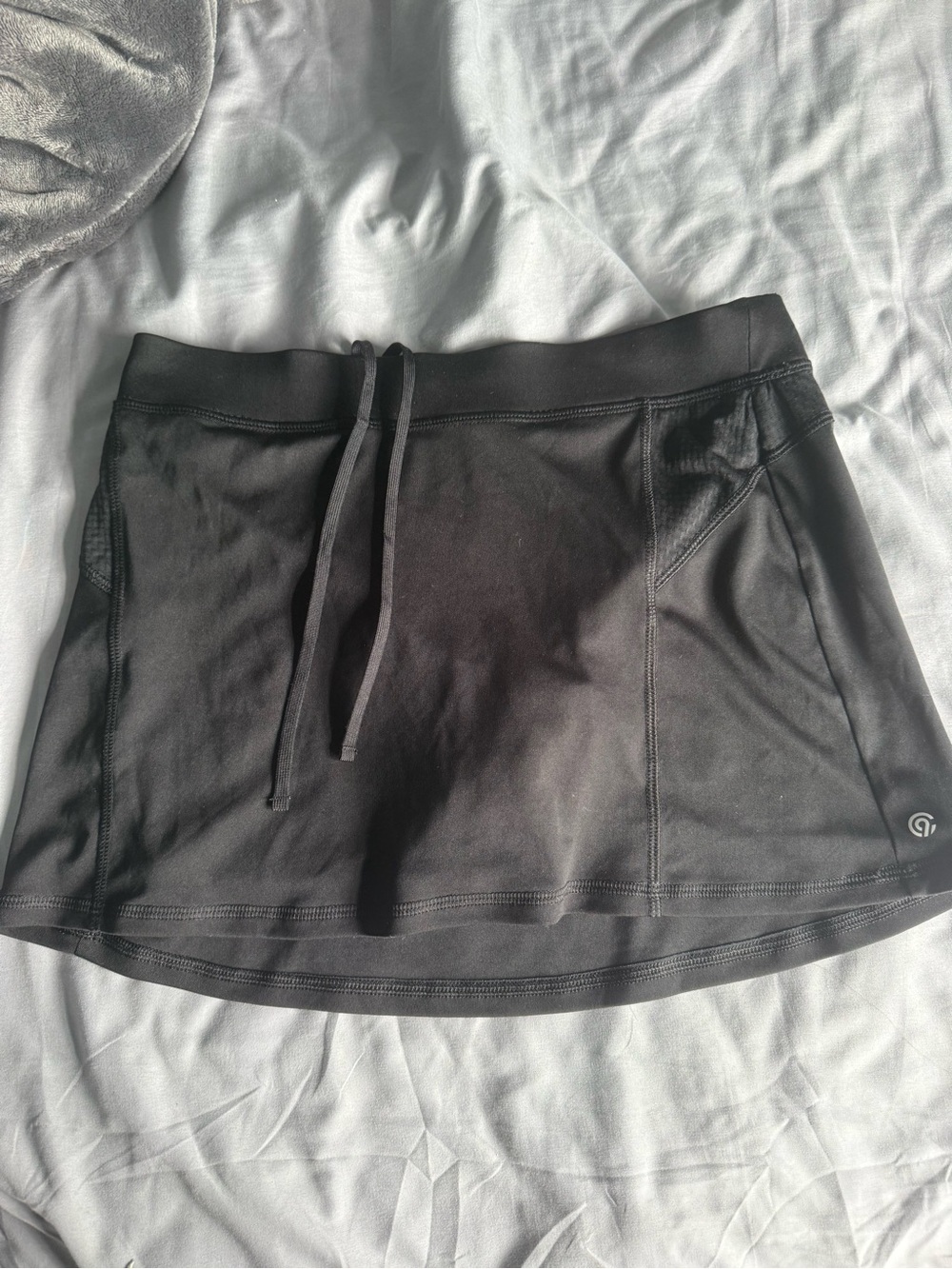 Champion Black Circle Skater Skort with Drawstring
